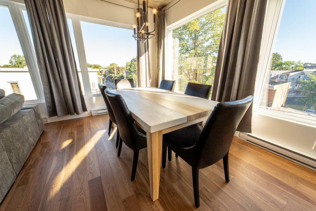 Aux Havres Urbains - Le Penthouse De La 3Ieme Avenue Apartment Québec Exterior foto