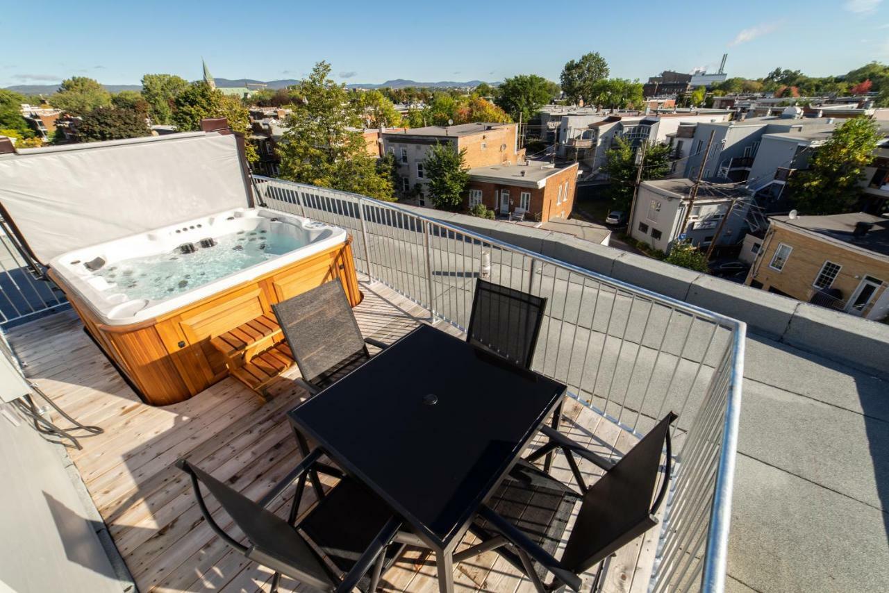 Aux Havres Urbains - Le Penthouse De La 3Ieme Avenue Apartment Québec Exterior foto