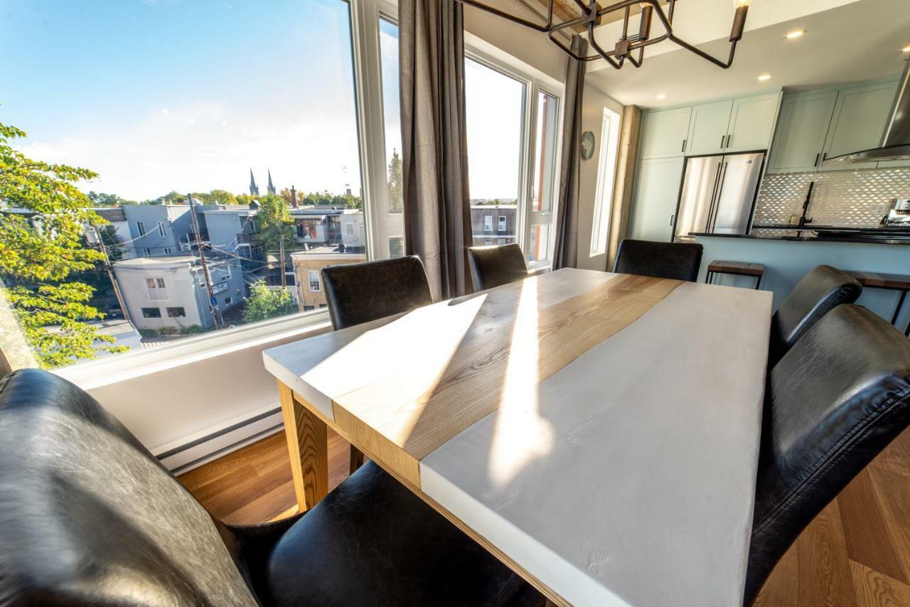 Aux Havres Urbains - Le Penthouse De La 3Ieme Avenue Apartment Québec Exterior foto