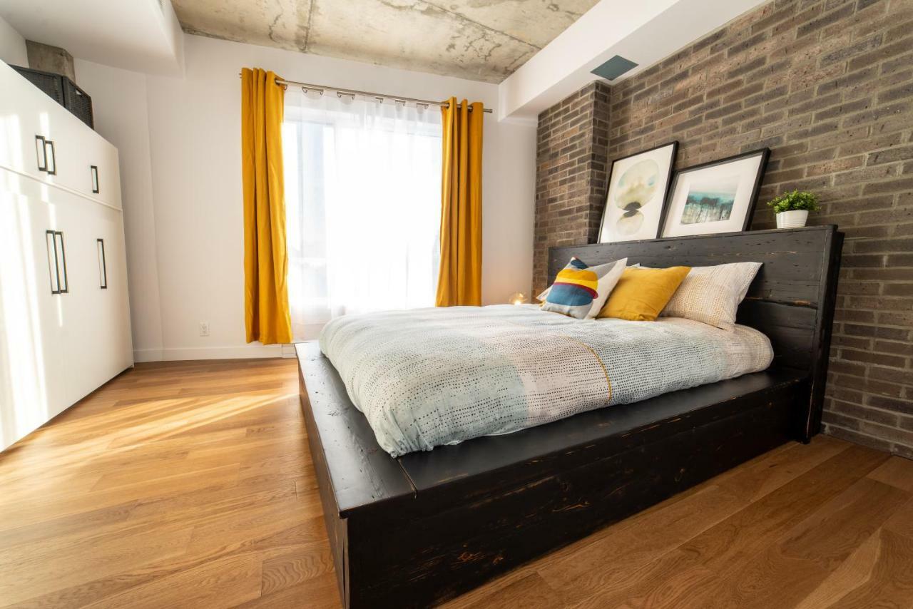 Aux Havres Urbains - Le Penthouse De La 3Ieme Avenue Apartment Québec Exterior foto