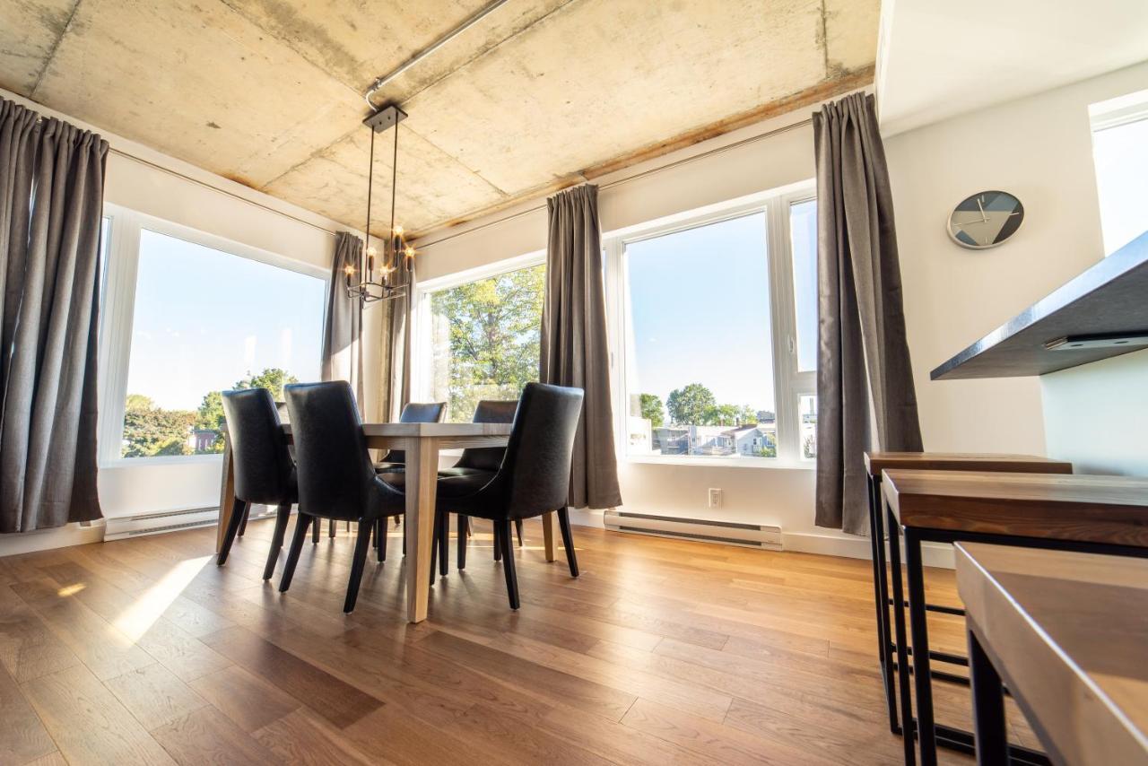 Aux Havres Urbains - Le Penthouse De La 3Ieme Avenue Apartment Québec Exterior foto