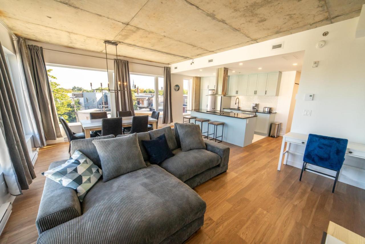 Aux Havres Urbains - Le Penthouse De La 3Ieme Avenue Apartment Québec Exterior foto